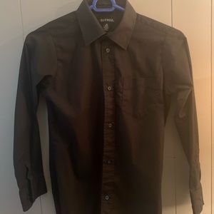 Black button down shirt